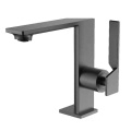 Nuevo diseño de escritorio de diseño Matte Matte Black Basin Faucet